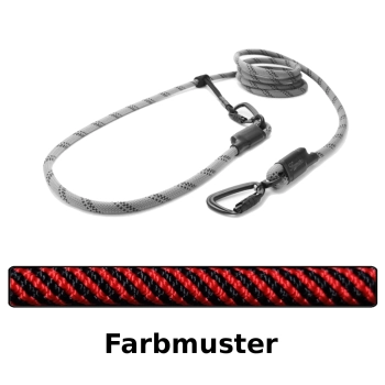 EASYLONG Hundeleine TWIST - M - 4m - devil swirl